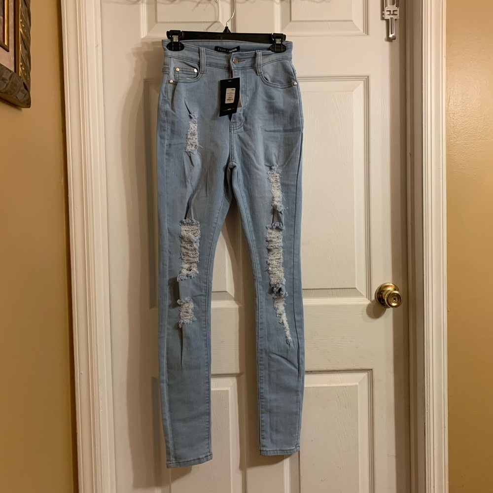 Fashion Nova high rise jeans